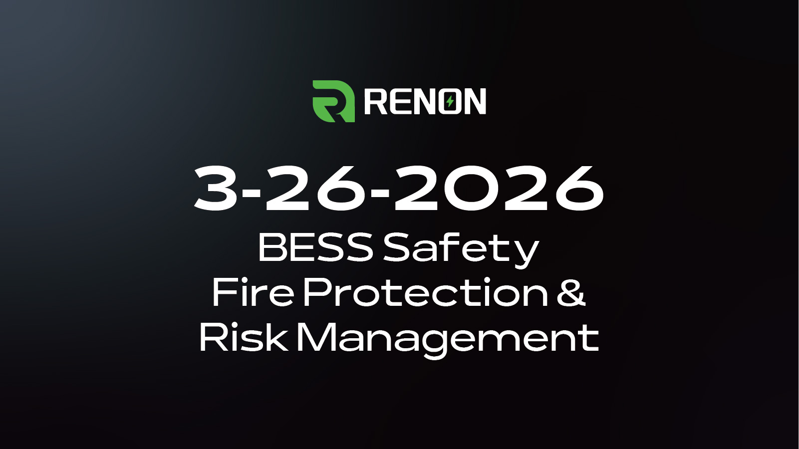 BESS Safety, Fire Protection, and Risk Management