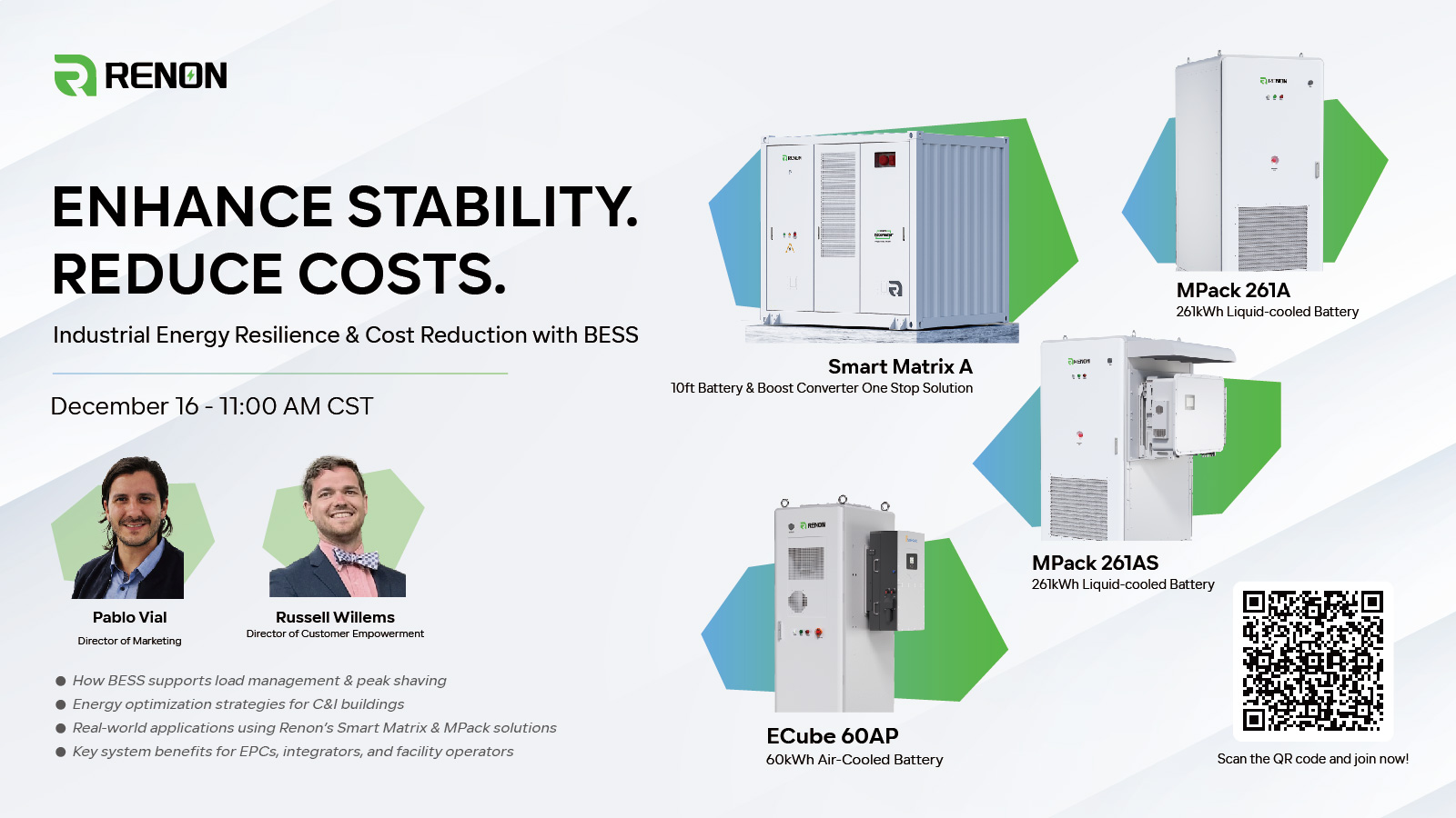 Industrial Energy Resilience &  Cost Reduction with BESS