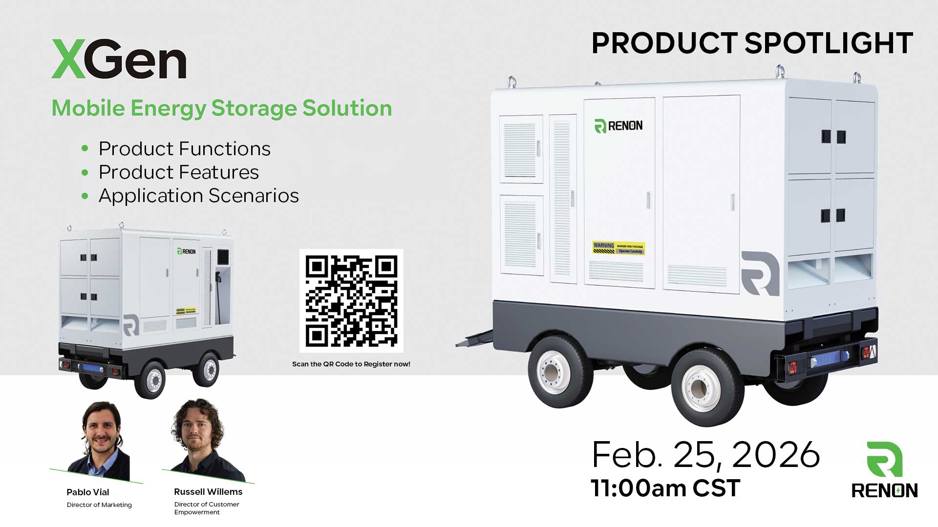 XGen Mobile Energy Storage Solution